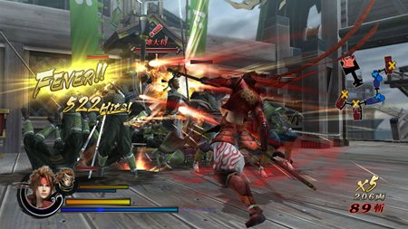 画像集#012のサムネイル/「戦国BASARA3 宴」一時的にプレイヤー武将が強化される「戦極ドライブ」や,瞬時にプレイヤー武将を切り替えられる「タッグモード」を紹介