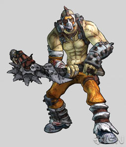 画像集#002のサムネイル/「Borderlands 2」の拡張パックに登場する6人目のプレイヤーキャラクター“クリーグ・ザ・サイコ”が発表
