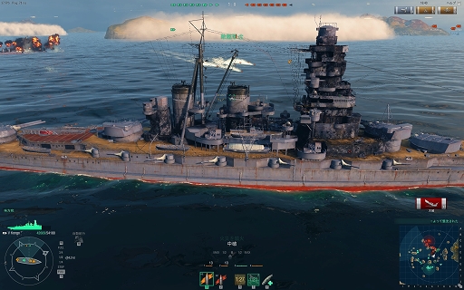 画像集 No.013のサムネイル画像 / 金剛,出撃。ついに始まった「World of Warships」クローズドβテストの第一印象を徳岡正肇氏が語る