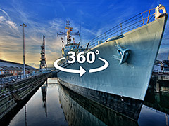 駆逐艦・HMSキャヴァリアの艦内を360度見回せる。WargamingのVRプロジェクトがGoogle Arts & Culture Platformで公開