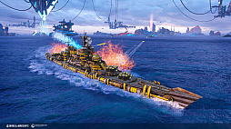 画像集#026のサムネイル/「World of Warships」で最新アップデート実施。新ブランチのドイツ戦艦へのアーリーアクセスと,ハロウィンイベントが明らかに