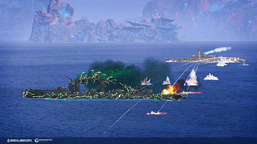 画像集#027のサムネイル/「World of Warships」で最新アップデート実施。新ブランチのドイツ戦艦へのアーリーアクセスと,ハロウィンイベントが明らかに