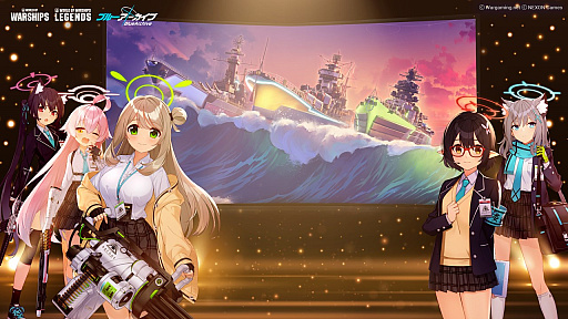 画像集 No.001のサムネイル画像 / 「World of Warships」×「ブルーアーカイブ」スペシャルトークショーレポート。艦船のカラーリングなどコラボに向けたこだわりが明かされた