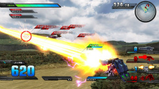 画像集#036のサムネイル/ザクレロやアプサラスが飛ぶ。アーガマやアークエンジェルが舞う。「機動戦士ガンダム EXTREME VS.」,存在感抜群の巨大ボスや戦艦が続々登場