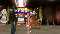 画像集#008のサムネイル/「デジモンワールド リ:デジタイズ」,デジタワー内部にある施設の一つ“闘技場”で勝ち上がれ。おてんばなお嬢様「リリ」と執事「セバスチャン」も公開に
