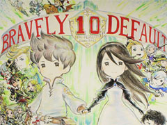 「ブレイブリーデフォルト10周年記念展」内覧会レポート。吉田明彦氏と生島直樹氏のイラスト原画を中心に200点以上を展示