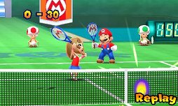画像集#002のサムネイル/「マリオテニス オープン」は“みんなで遊べる”シリーズ最新作。オンラインやすれちがい通信を使った対戦に対応