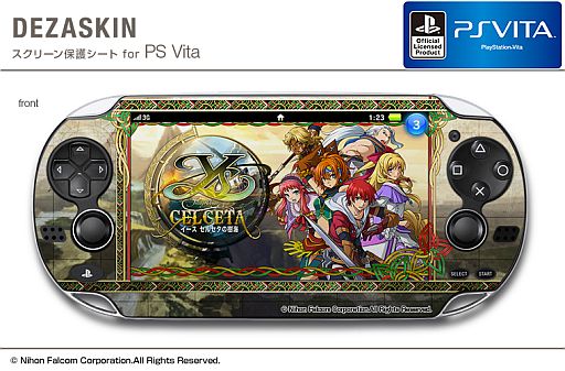 画像集#001のサムネイル/「イース セルセタの樹海」仕様のPS Vita用スクリーン保護シートが9月発売