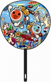 画像集#008のサムネイル/「太鼓の達人」の一番くじに登場。ドンちゃんのフェイスクッションなどが当たる