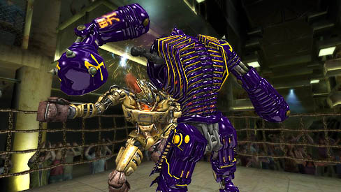 画像集#003のサムネイル/［TGS 2011］ユークスが開発するロボットボクシングゲーム「REAL STEEL」が，ダウンロード専用でリリース決定。原作映画の設定を，忠実に再現したユニークなゲーム