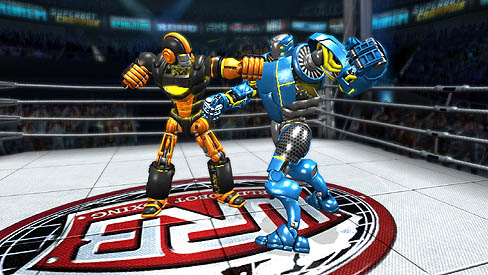 画像集#005のサムネイル/［TGS 2011］ユークスが開発するロボットボクシングゲーム「REAL STEEL」が，ダウンロード専用でリリース決定。原作映画の設定を，忠実に再現したユニークなゲーム