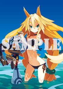 画像集#003のサムネイル/「魔女と百騎兵」,購入特典を公開。セクシーな魔女様のテレカやタペストリーなど