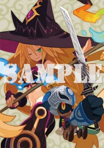 画像集#006のサムネイル/「魔女と百騎兵」,購入特典を公開。セクシーな魔女様のテレカやタペストリーなど