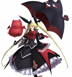 画像集#003のサムネイル/「カオスヒーローズオンライン」，「BLAZBLUE」とのコラボキャラクター第3弾「レイチェル・アルカード」が実装