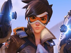 「Heroes of the Storm」に「オーバーウォッチ」のトレーサーが参戦決定。MOBAでの動きが確認できるムービーも公開