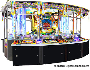 画像集#002のサムネイル/KONAMI,「AOU2012 アミューズメント・エキスポ」に最新の大型メダルゲームからリズムゲームまでを出展。ブースのステージスケジュールも公開に