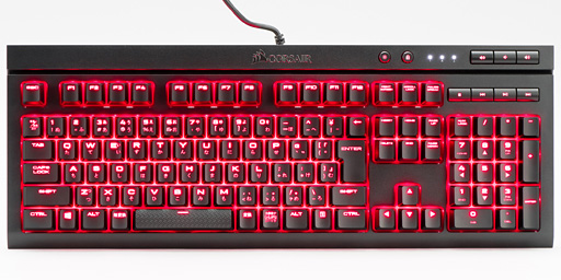 画像集 No.006のサムネイル画像 / 【PR】ゲーマー向け防滴キーボードは,本当に水がかかっても大丈夫なのか。Corsair「K68」で試してみた