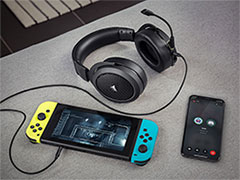 Bluetoothと有線で同時接続できるCorsair製ヘッドセット「HS70 BLUETOOTH」と高速入力を謳うキーボード「K100 RGB」が発売