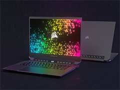 Corsair初のハイエンドゲームノートPC「VOYAGER a1600」が正式発表。Ryzen&Radeonの高スペックと独自のタッチボタン搭載が特徴だ