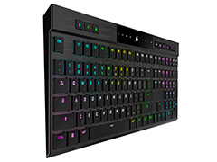 Corsair,厚さ17mmの薄型メカニカルキーボード「K100 AIR」を発表。Cherry MXのUltra Low Profileスイッチで薄型化を実現