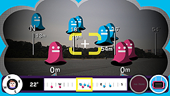 画像集#010のサムネイル/PS Vita向け位置情報ゲーム「モンスターレーダー」は12月17日発売。モンスターを探して日本中のスポットへ実際に出かけよう