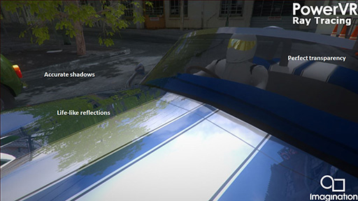 画像集 No.013のサムネイル画像 / 英Imagination，レイトレ対応GPU「PowerVR Wizard」の実動チップによるリアルタイムデモを世界初公開