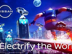 「フォートナイト」に日産が描く未来の世界「Electrify the World」が10月25日オープン。三石琴乃さんらを起用したコンセプトキャラが登場