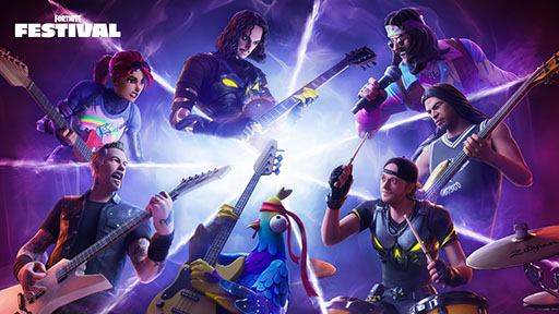 画像集 No.002のサムネイル画像 / 「フォートナイト」にバンド「METALLICA」が登場。ゲーム内コンサートを日本時間6月23日，24日の2日間にわたって開催