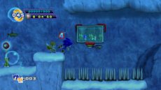 画像集#017のサムネイル/「ソニック・ザ・ヘッジホッグ4 エピソードII」雪山に建設された無人の遊園地が舞台となるステージ「ホワイトパーク」とマルチプレイを紹介
