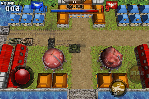 画像集#016のサムネイル/iOS向けに「BATTLE CITY BLITZ」の配信がスタート。懐かしの「バトルシティー」がグラフィックスを刷新して登場