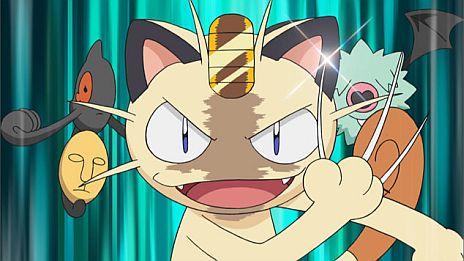 画像集#009のサムネイル/アニメにロケット団が復活。「ポケットモンスターブラック2・ホワイト2」向けに12月7日から「ロケット団のニャース」がプレゼントされるのニャ
