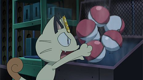 画像集#012のサムネイル/アニメにロケット団が復活。「ポケットモンスターブラック2・ホワイト2」向けに12月7日から「ロケット団のニャース」がプレゼントされるのニャ
