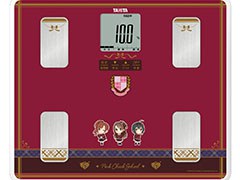 タニタ×シンデレラガールズのコラボ第3弾「音声体組成計」の予約受付が開始。ピンクチェックスクールの3名が測定結果を読み上げてくれる