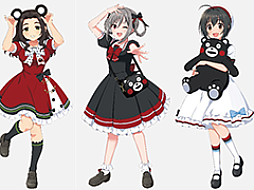 「アイドルマスター シンデレラガールズ」と熊本県のコラボキャンペーン10月4日から開催。海老原菜帆らがくまモンのアイテムを身に着けて登場