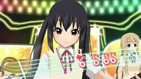 画像集#006のサムネイル/「けいおん! 放課後ライブ!! HD Ver.」,リマスター版とそのベースとなったPSP用「けいおん! 放課後ライブ!!」との比較スクリーンショットを公開