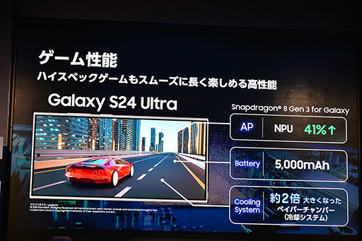 画像集 No.016のサムネイル画像 / 「Galaxy S24はAIフォン」に。Samsungが豊富なAI機能を猛アピール