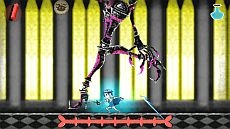 画像集#011のサムネイル/「Dokuro」,体験版第2弾「ステージ2」が本日配信。テケテケ動く可愛い主人公と一緒に,手強さを増す骨太ギミックに挑戦しよう