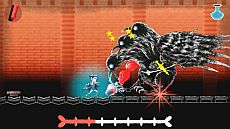 画像集#009のサムネイル/「Dokuro」,セーブデータが引き継げる体験版の最終章が本日配信。「魔界の厨房」がモチーフのステージ3には「赤チョーク」で火をつけるギミックが登場