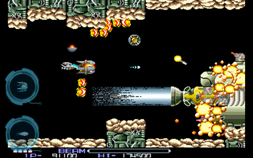 画像集#002のサムネイル/【PR】「Androidアプリレビュー」第4回：横スクロールSTGの名作「R-TYPE」。あの当時の迫力がそのままAndroidで楽しめる！