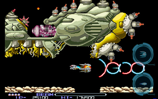 画像集#010のサムネイル/【PR】「Androidアプリレビュー」第4回：横スクロールSTGの名作「R-TYPE」。あの当時の迫力がそのままAndroidで楽しめる！
