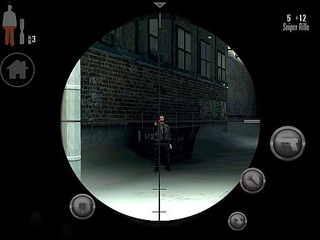 画像集#007のサムネイル/iOS版「マックス・ペイン1」が本日配信。原作のテイストはそのままに,モバイル版でも「バレットタイム」のスローモーション・ガンプレイを楽しもう