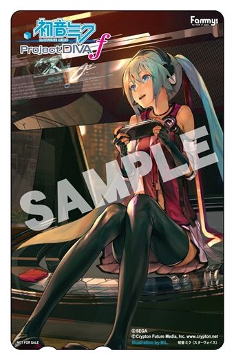 画像集#005のサムネイル/「初音ミク -Project DIVA- f」,販売店別予約特典の一部が公開に。オリジナルクリアファイルやテレホンカードなどのデザインが明らかに