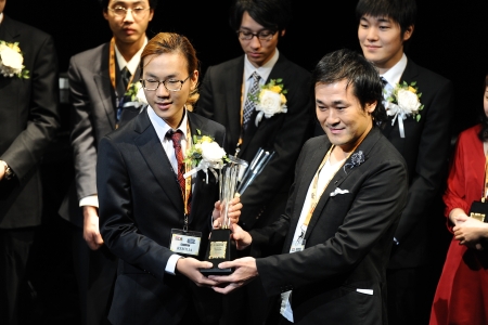 画像集#021のサムネイル/KONAMIのアーケードタイトルチャンピオンが六本木に集結。「KONAMI Arcade Championship 2012 グランドフィナーレ〜授賞祝賀会〜」レポート