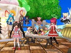 画像集#004のサムネイル/「新・剣と魔法と学園モノ。 刻の学園」が,オンラインRPG「エミル・クロニクル・オンライン」とコラボ。ECOで使用可能な衣装を入手しよう
