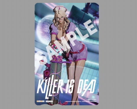 画像集#002のサムネイル/「KILLER IS DEAD」の店舗特典情報が公開。PC用壁紙や図書カードに，モンドガールやイメージガールの姿をあしらった仕様