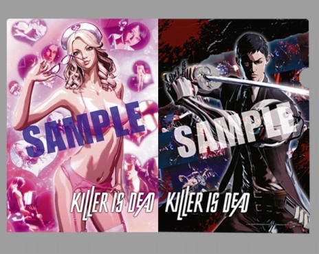 画像集#005のサムネイル/「KILLER IS DEAD」の店舗特典情報が公開。PC用壁紙や図書カードに，モンドガールやイメージガールの姿をあしらった仕様