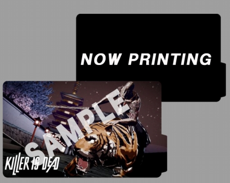 画像集#014のサムネイル/「KILLER IS DEAD」の店舗特典情報が公開。PC用壁紙や図書カードに，モンドガールやイメージガールの姿をあしらった仕様