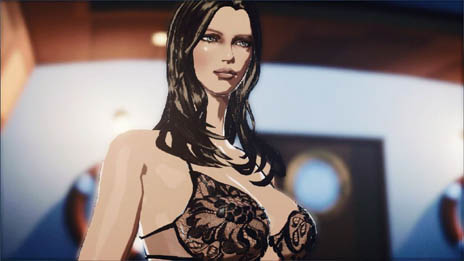 画像集#045のサムネイル/「KILLER IS DEAD」,メインミッションのほかに存在する3つのゲームモードを紹介。ご褒美要素の中でも究極の「下着プレゼント」とは!?