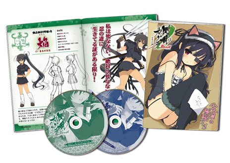 画像集#001のサムネイル/「閃乱カグラ Burst -紅蓮の少女達-」先着購入特典のビジュアルブック表紙イラストをお披露目。井口裕香さんによるボイスメッセージ第10弾も公開中