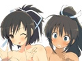 「閃乱カグラ Burst -紅蓮の少女達-」,店舗別予約特典に描かれるイラストが公開。テレビアニメの公式サイトもオープン